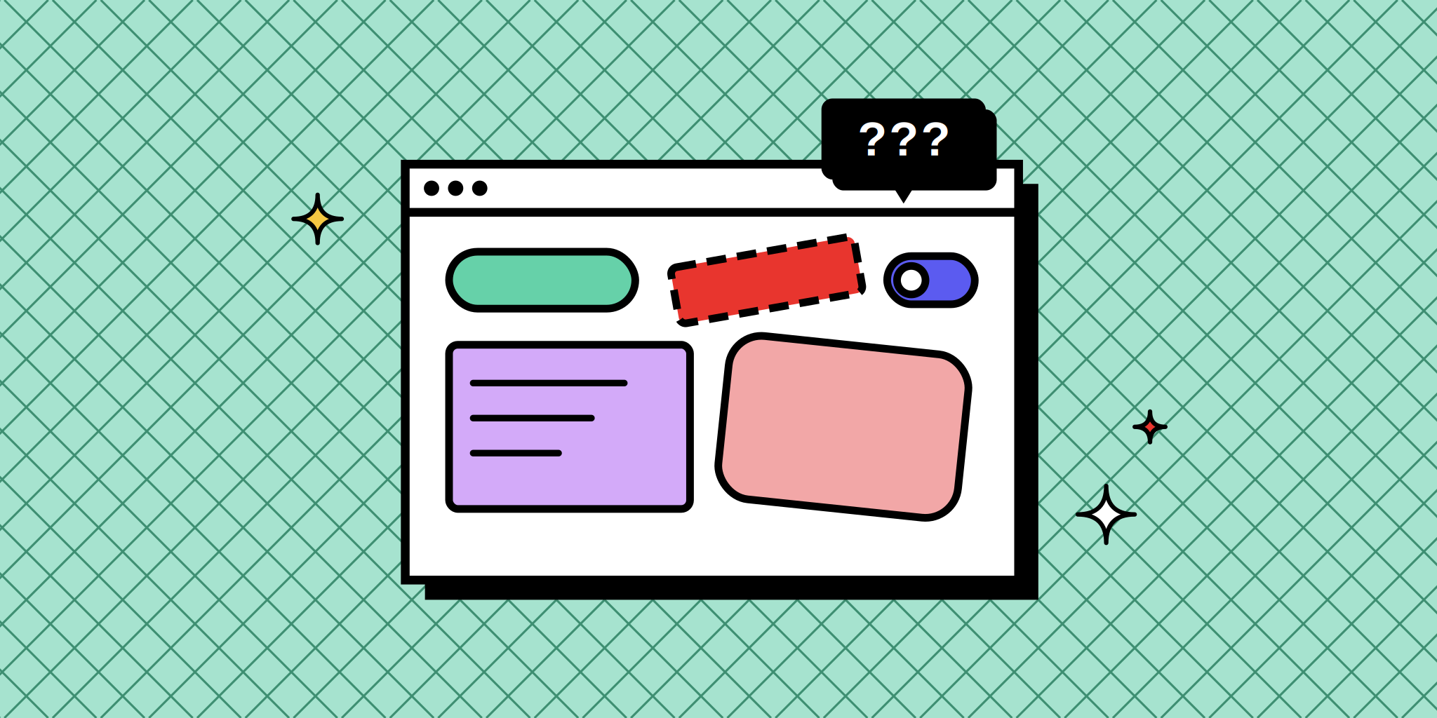 AI-generated UI with off-brand components